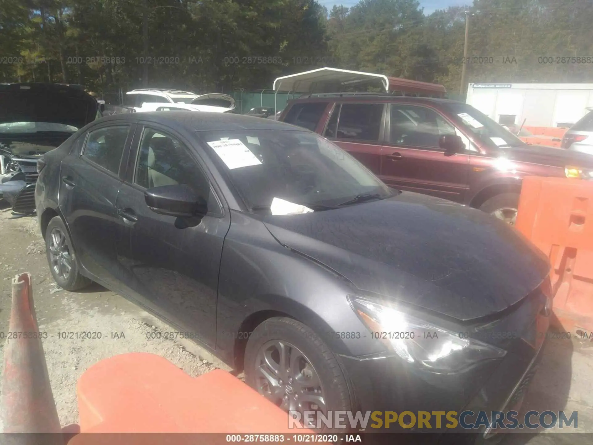 1 Photograph of a damaged car 3MYDLBYVXKY516915 TOYOTA YARIS SEDAN 2019
