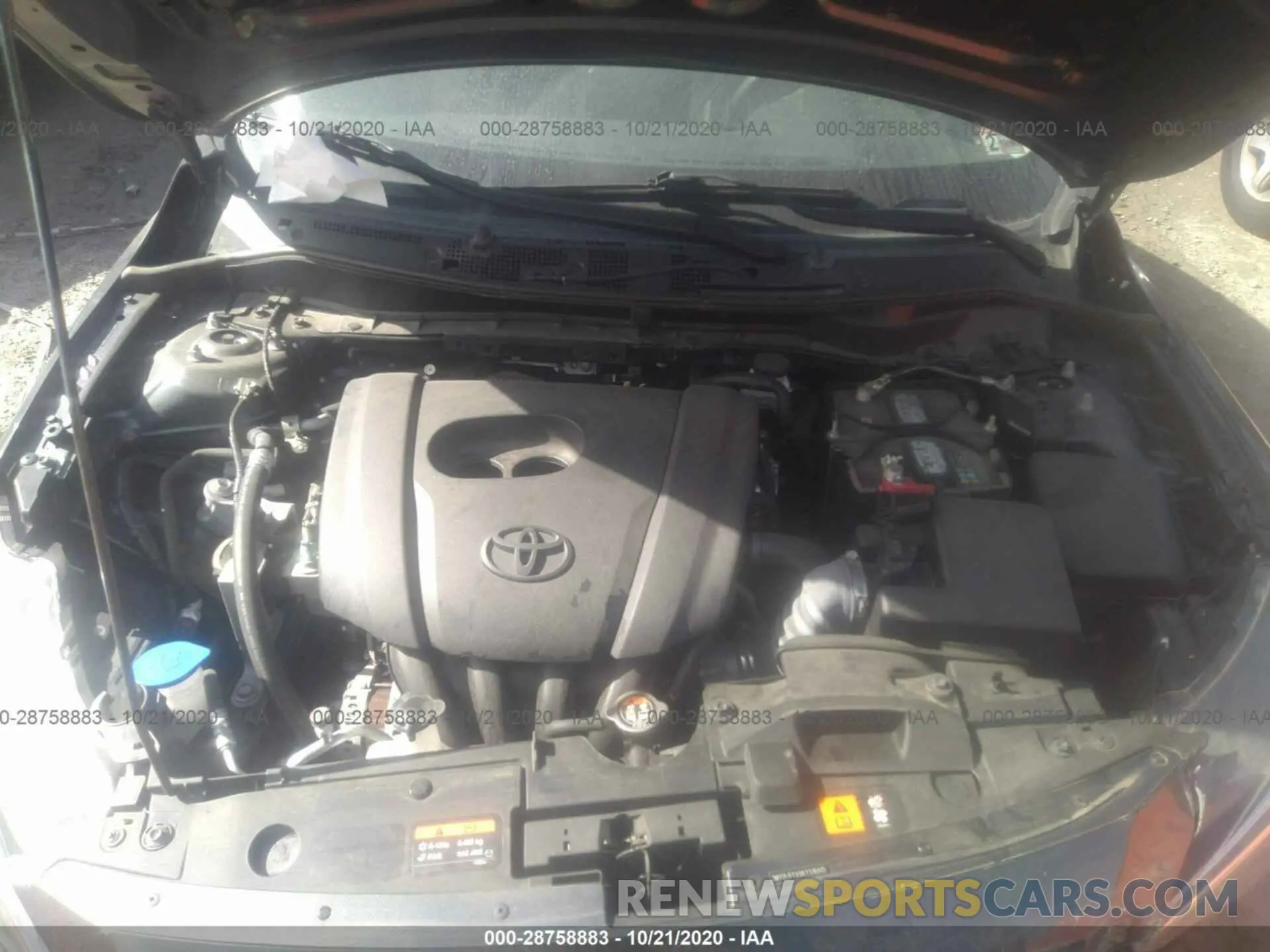 10 Photograph of a damaged car 3MYDLBYVXKY516915 TOYOTA YARIS SEDAN 2019