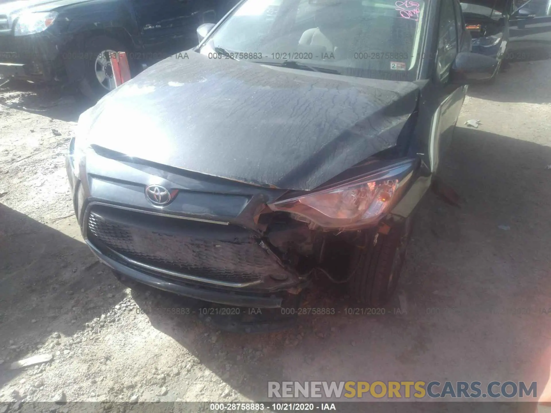 6 Photograph of a damaged car 3MYDLBYVXKY516915 TOYOTA YARIS SEDAN 2019