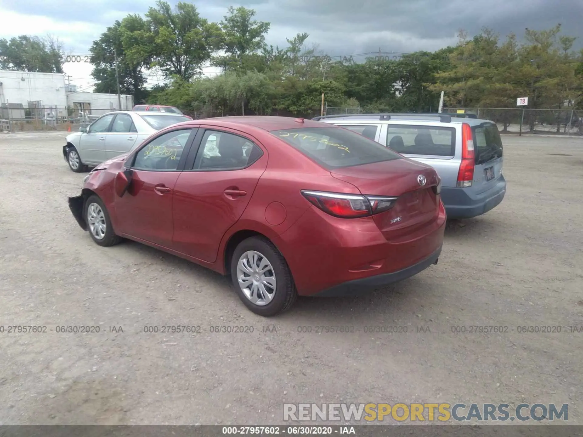 3 Photograph of a damaged car 3MYDLBYVXKY518051 TOYOTA YARIS SEDAN 2019