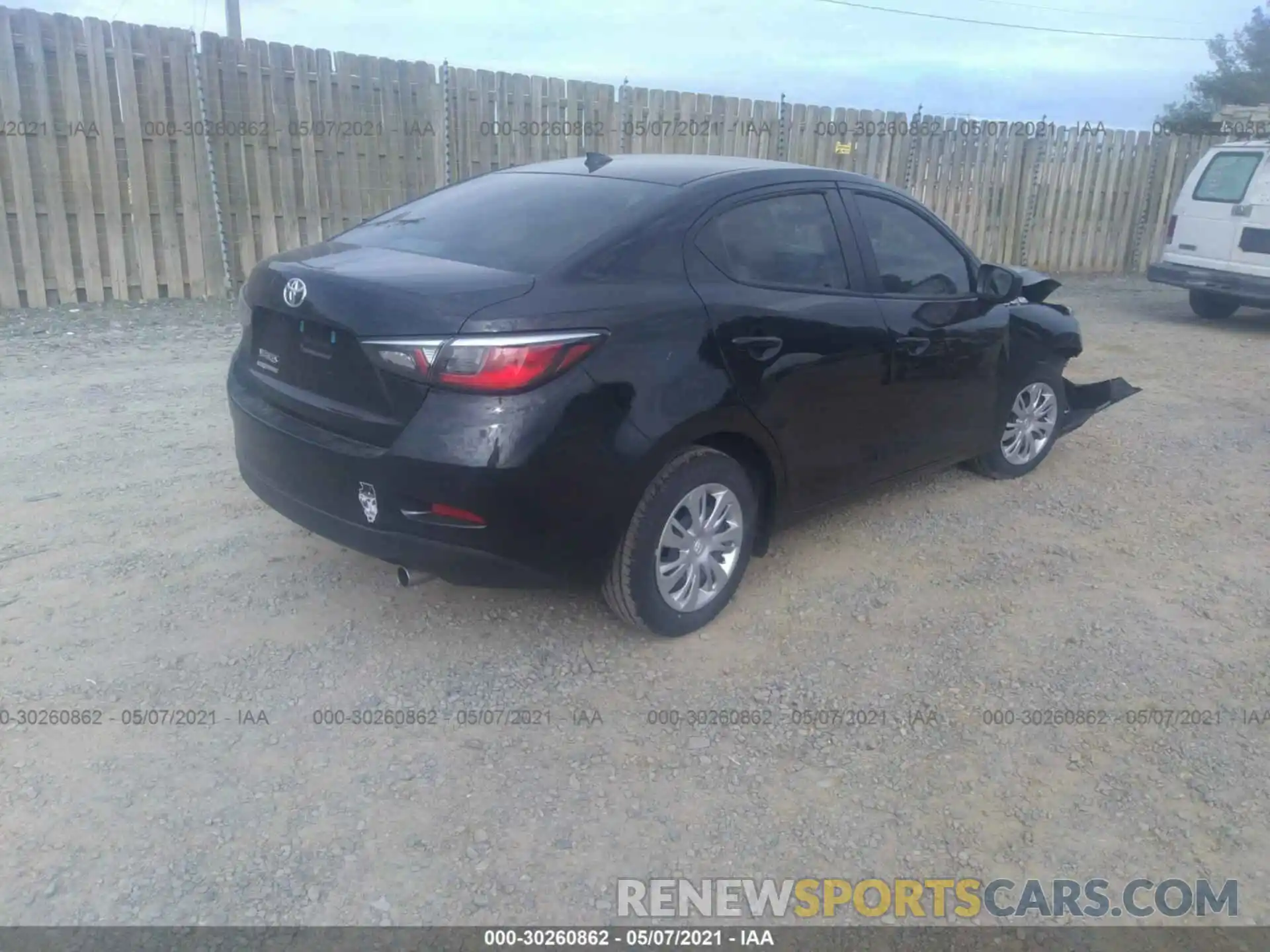 4 Photograph of a damaged car 3MYDLBYV9LY717139 TOYOTA YARIS SEDAN 2020