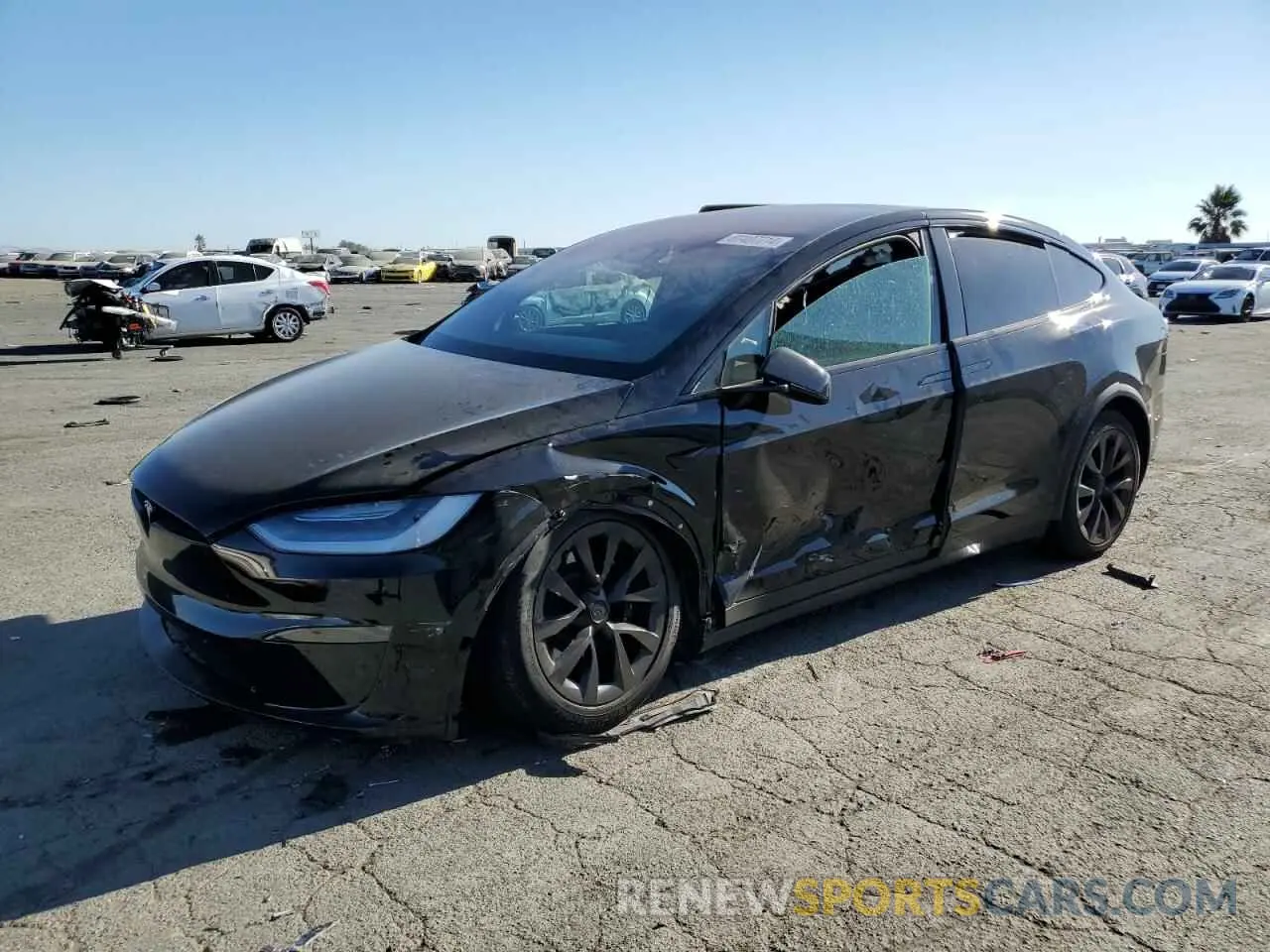 1 Photograph of a damaged car 7SAXCDE52PF393242 TSMR MODEL S 2023