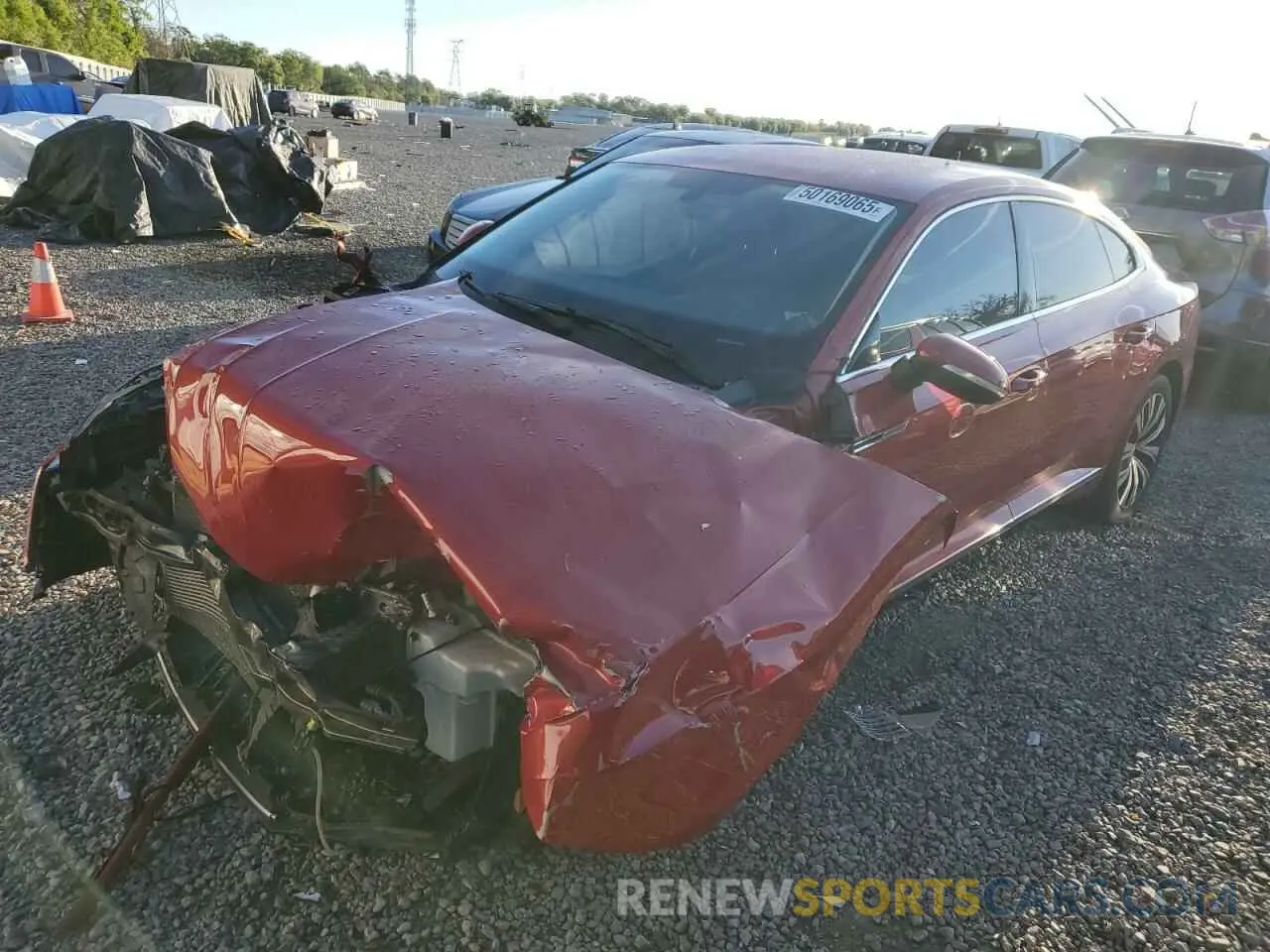 1 Photograph of a damaged car WVWAR7AN4KE027060 VOLKSWAGEN ARTEON 2019