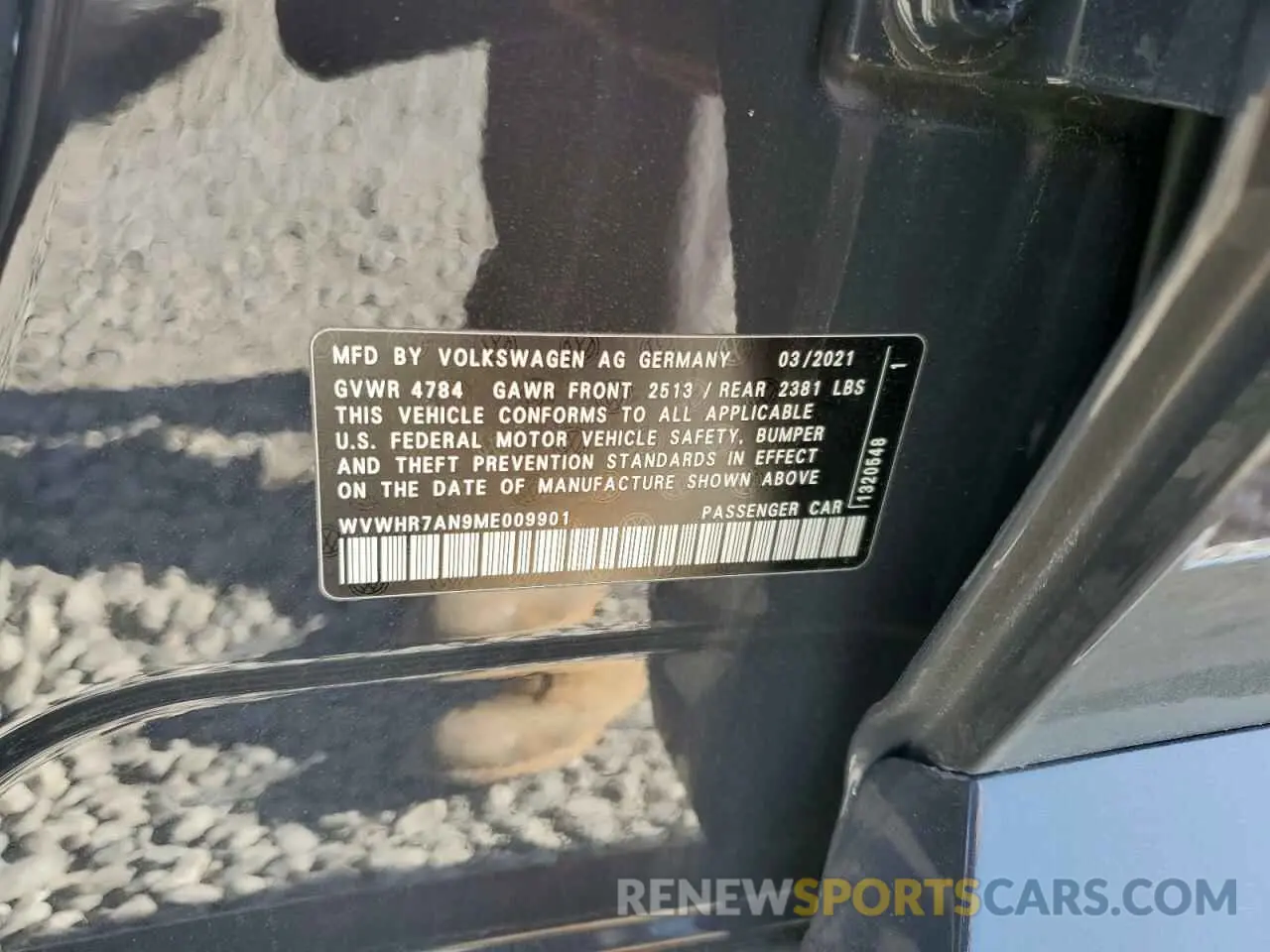 12 Photograph of a damaged car WVWHR7AN9ME009901 VOLKSWAGEN ARTEON 2021