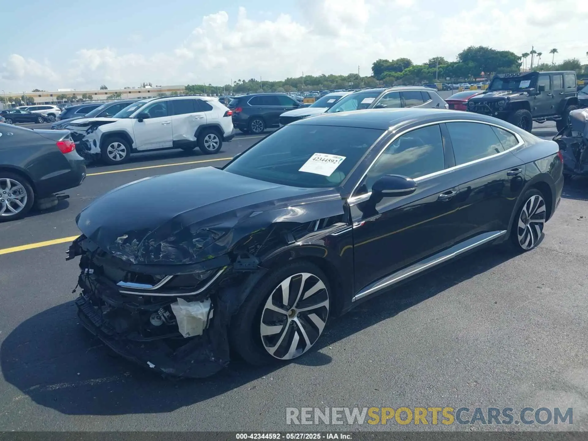 2 Photograph of a damaged car WVWSR7ANXME010268 VOLKSWAGEN ARTEON 2021