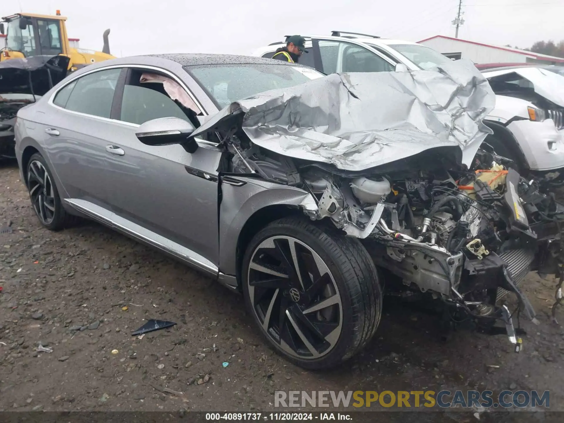 1 Photograph of a damaged car WVWTR7AN9ME009553 VOLKSWAGEN ARTEON 2021