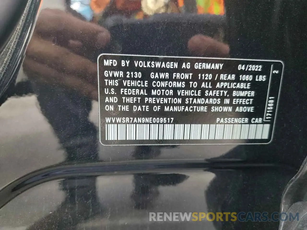 12 Photograph of a damaged car WVWSR7AN9NE009517 VOLKSWAGEN ARTEON 2022