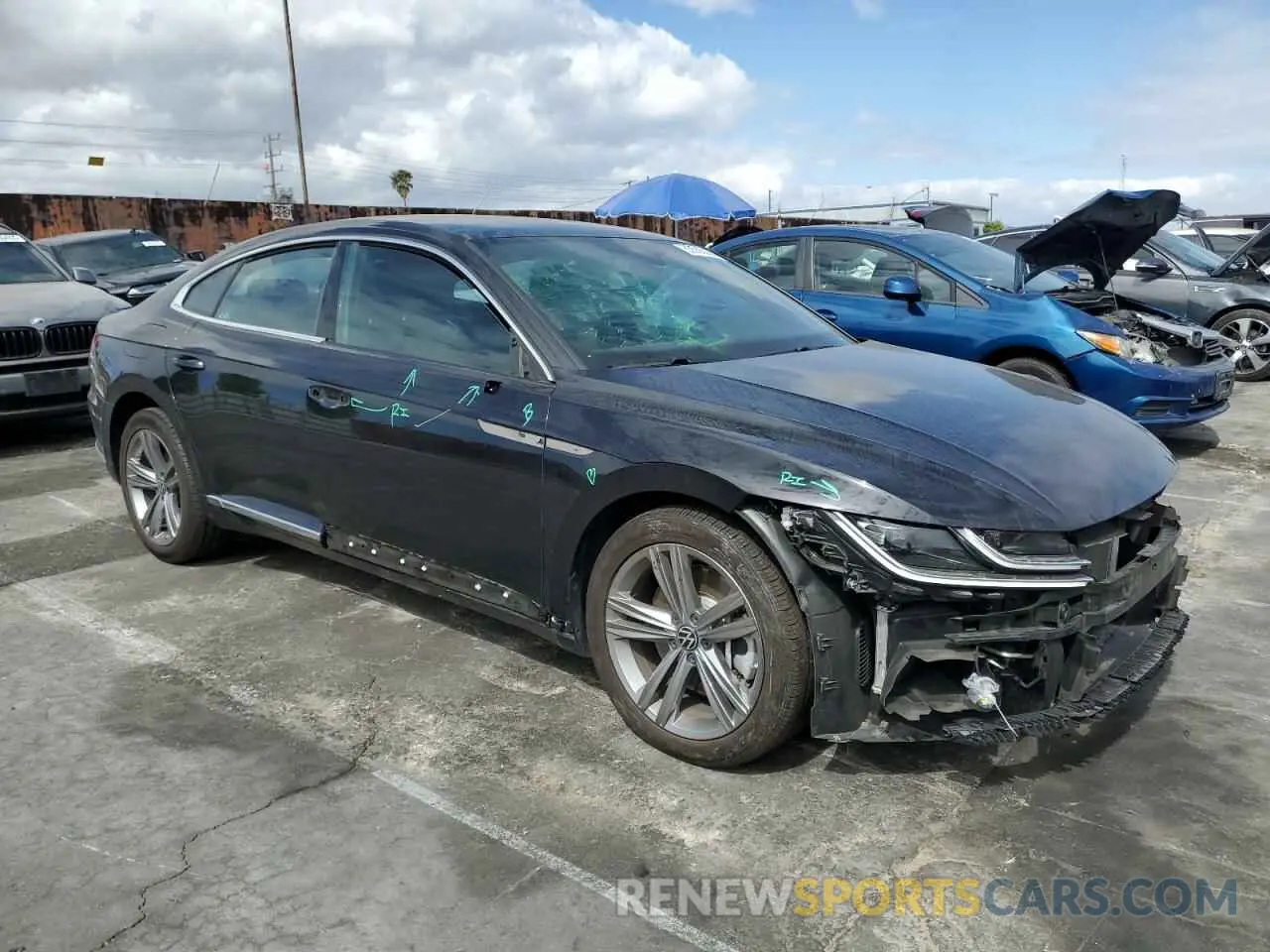 4 Photograph of a damaged car WVWSR7AN9NE009517 VOLKSWAGEN ARTEON 2022