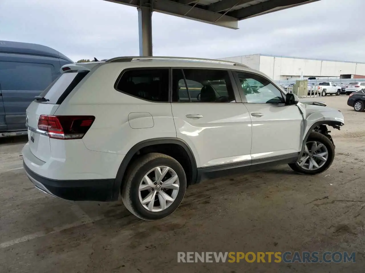 3 Photograph of a damaged car 1V2AP2CA3KC571966 VOLKSWAGEN ATLAS 2019