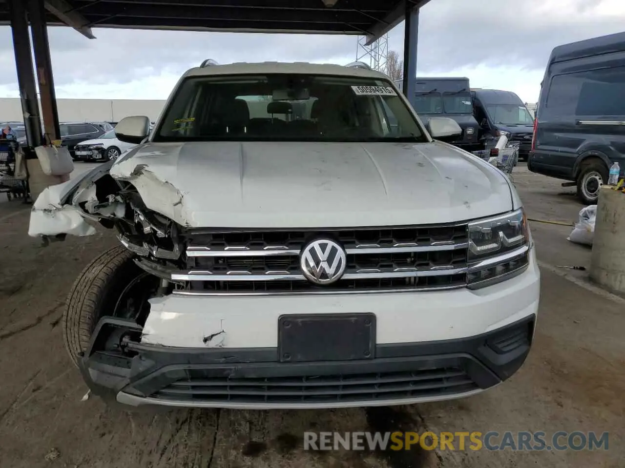 5 Photograph of a damaged car 1V2AP2CA3KC571966 VOLKSWAGEN ATLAS 2019