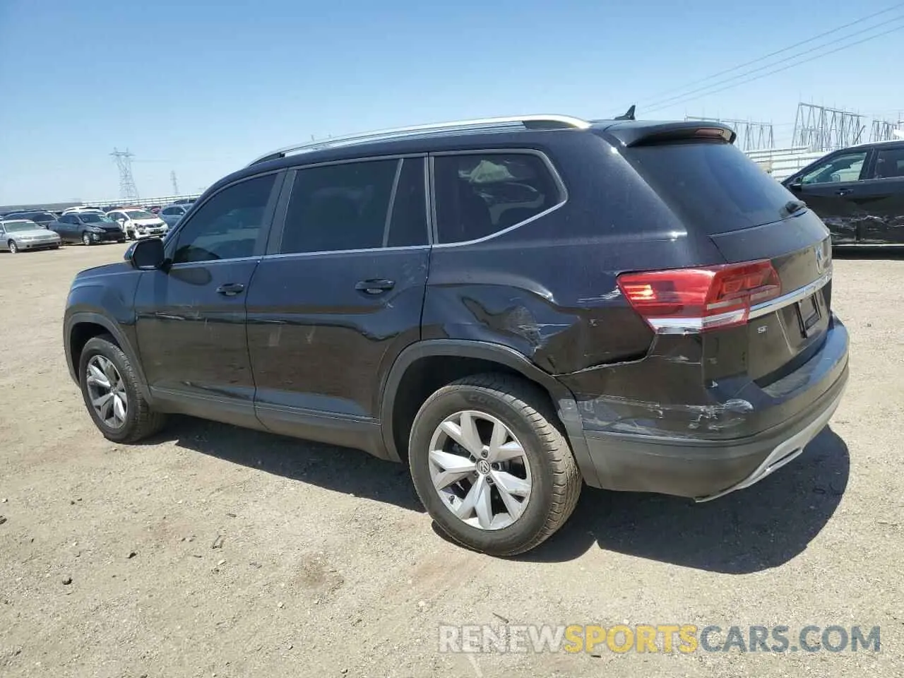 2 Photograph of a damaged car 1V2DP2CA1KC590593 VOLKSWAGEN ATLAS 2019