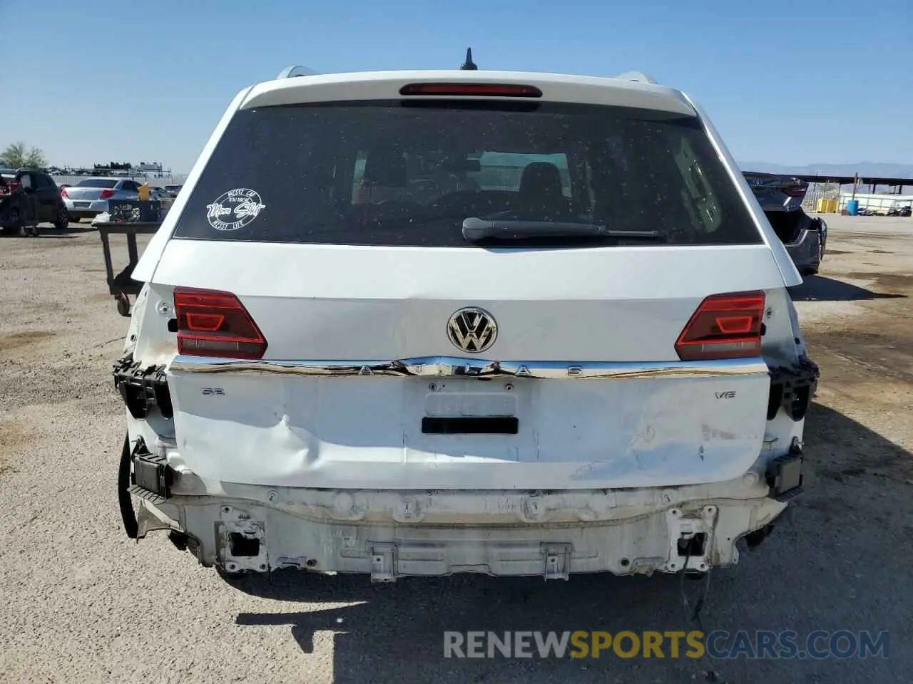 6 Photograph of a damaged car 1V2DR2CA2KC533880 VOLKSWAGEN ATLAS 2019