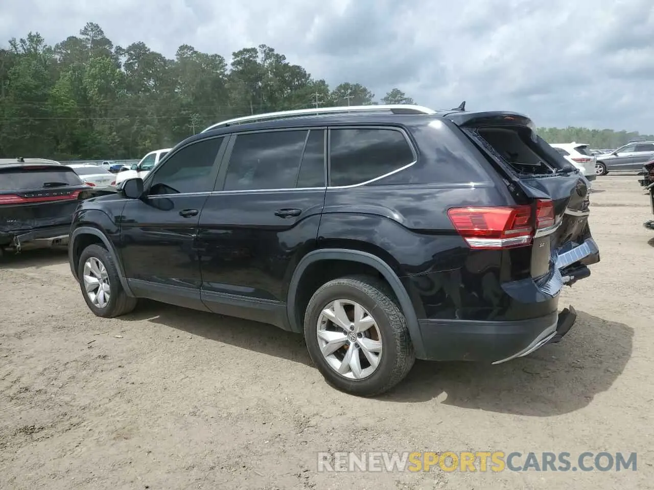 2 Photograph of a damaged car 1V2DR2CA7KC605849 VOLKSWAGEN ATLAS 2019