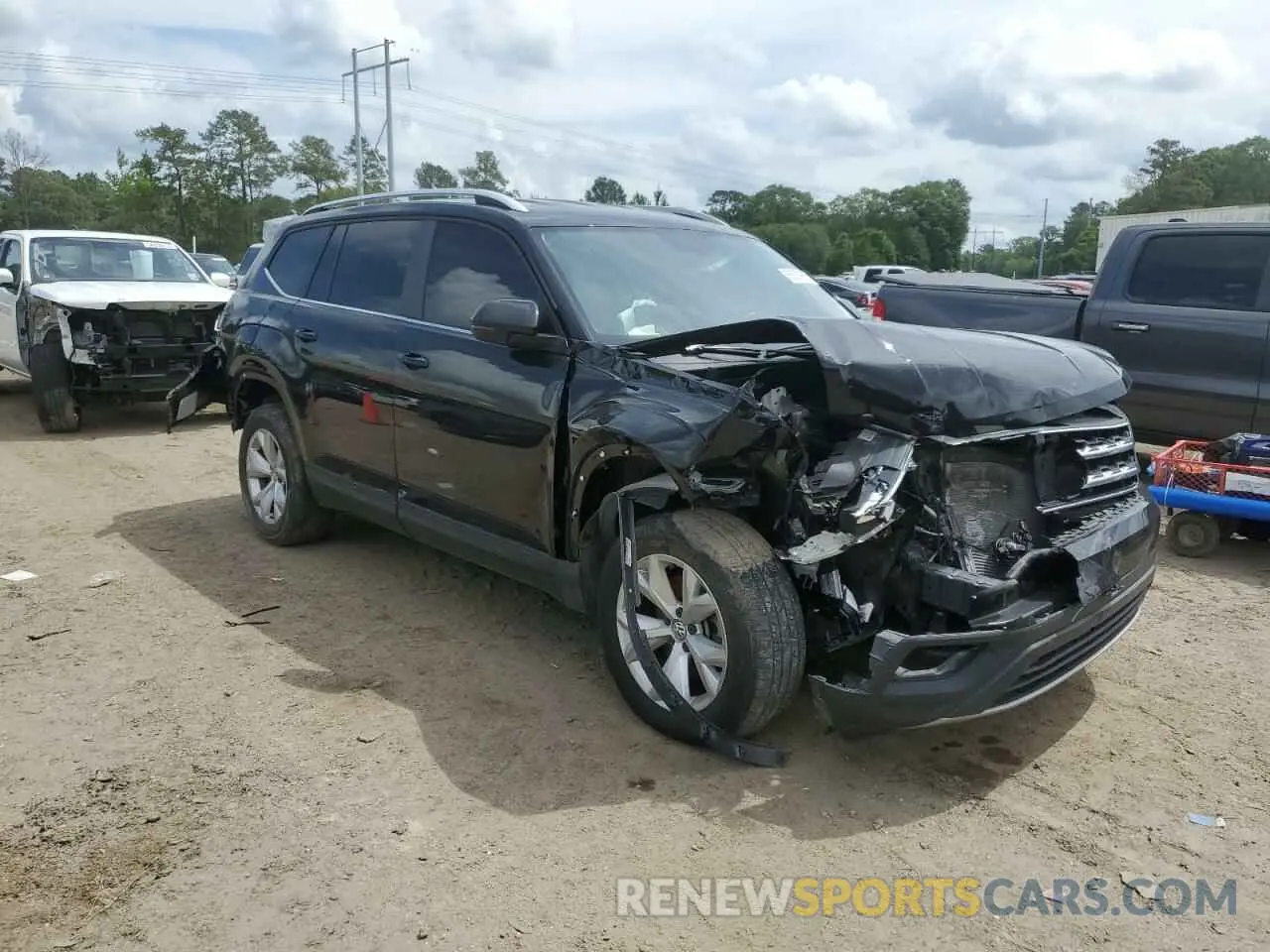 4 Photograph of a damaged car 1V2DR2CA7KC605849 VOLKSWAGEN ATLAS 2019