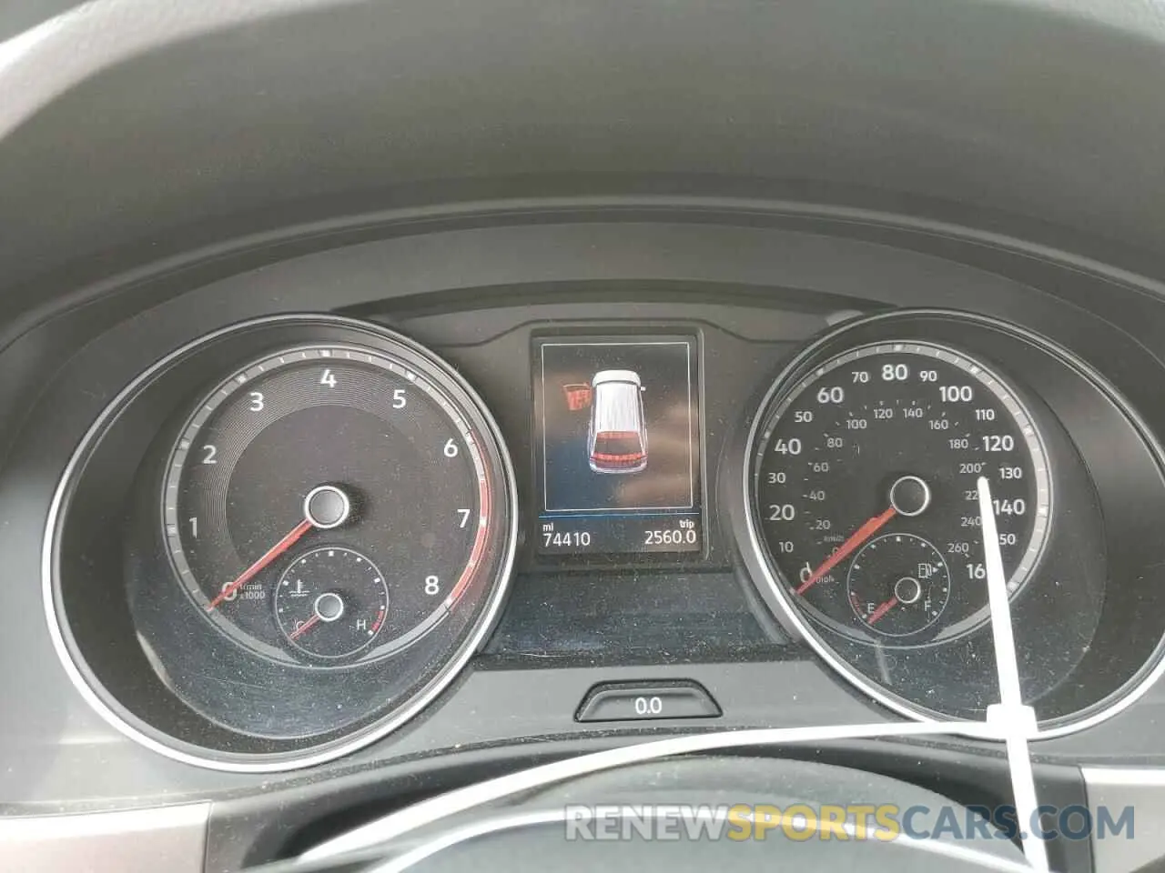 9 Photograph of a damaged car 1V2DR2CA7KC605849 VOLKSWAGEN ATLAS 2019