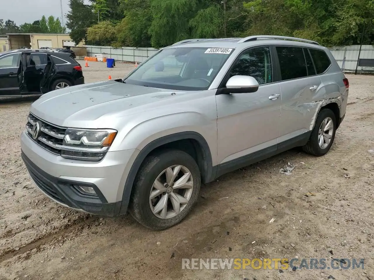 1 Photograph of a damaged car 1V2DR2CA8KC530787 VOLKSWAGEN ATLAS 2019