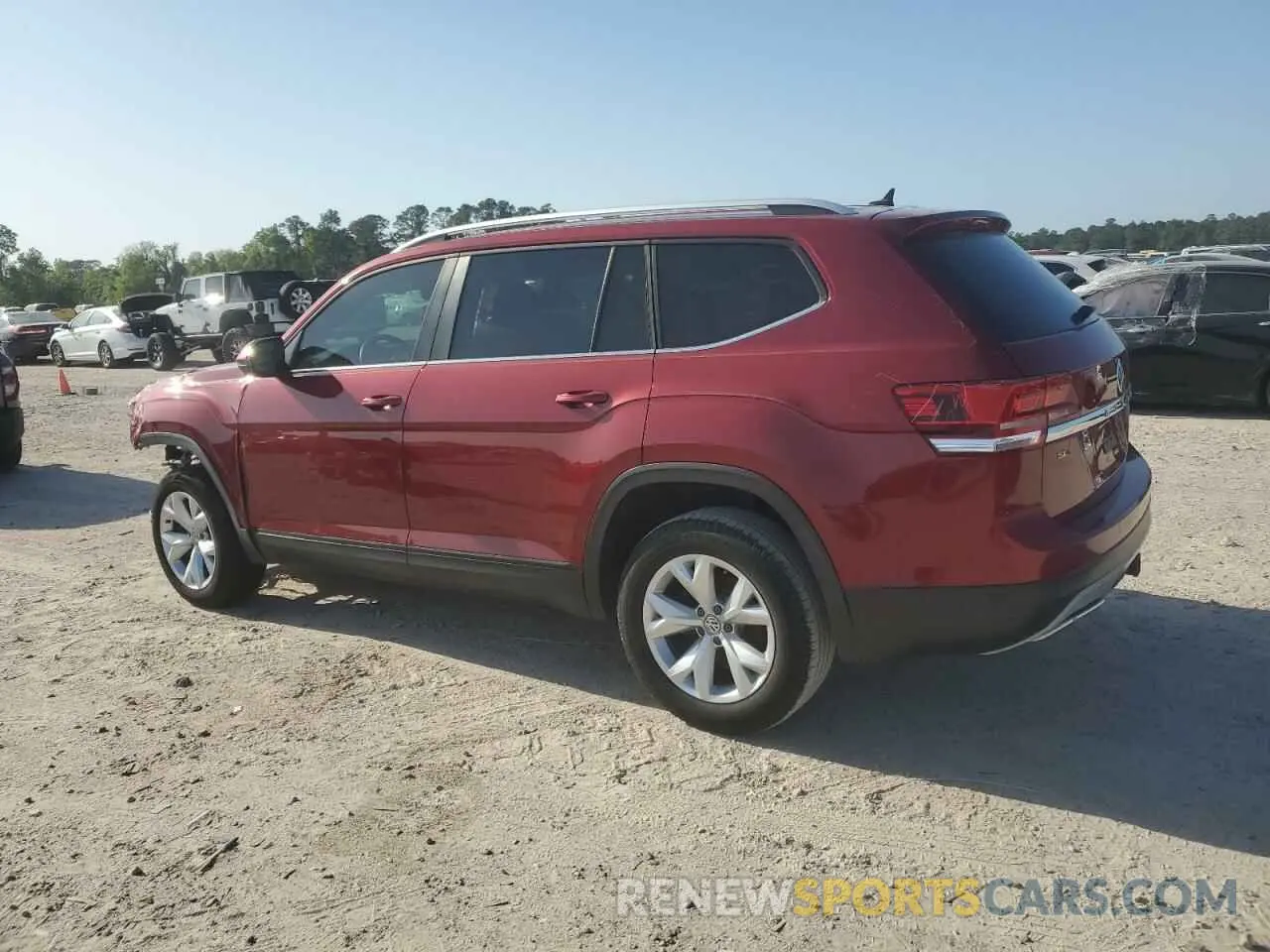 2 Photograph of a damaged car 1V2DR2CA8KC604113 VOLKSWAGEN ATLAS 2019