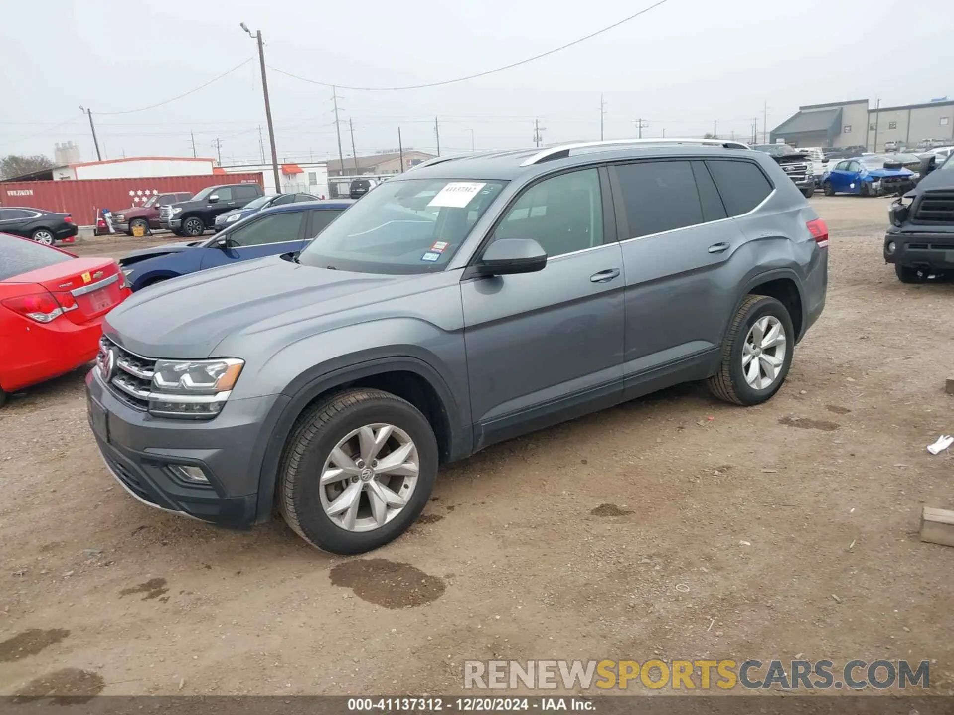 2 Photograph of a damaged car 1V2DR2CAXKC534923 VOLKSWAGEN ATLAS 2019