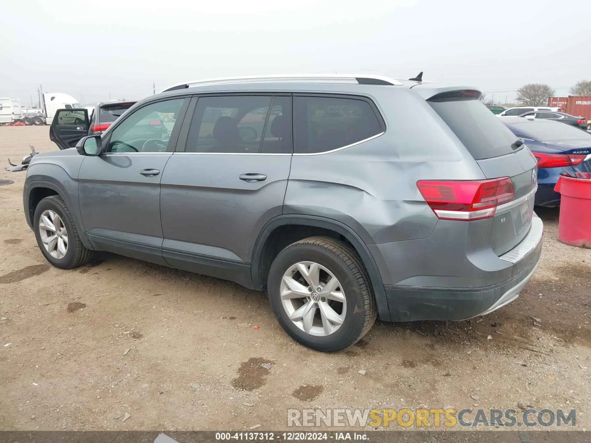 6 Photograph of a damaged car 1V2DR2CAXKC534923 VOLKSWAGEN ATLAS 2019