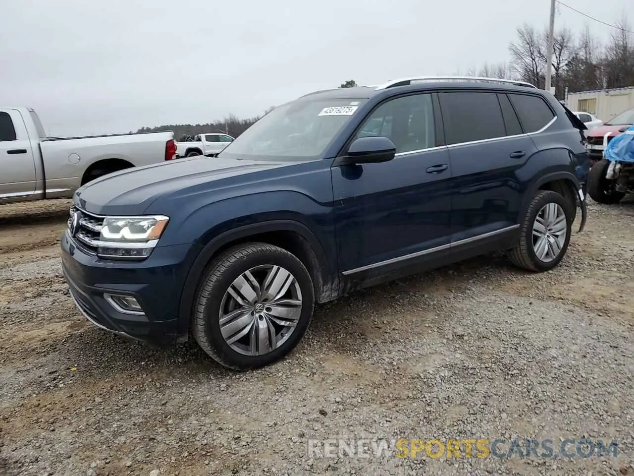 1 Photograph of a damaged car 1V2ER2CA7KC607587 VOLKSWAGEN ATLAS 2019