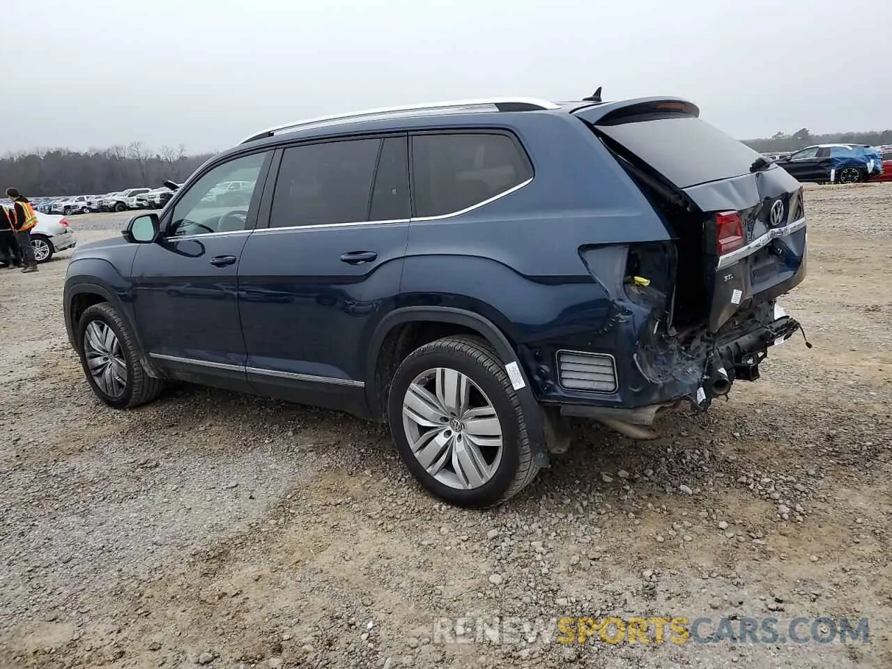 2 Photograph of a damaged car 1V2ER2CA7KC607587 VOLKSWAGEN ATLAS 2019