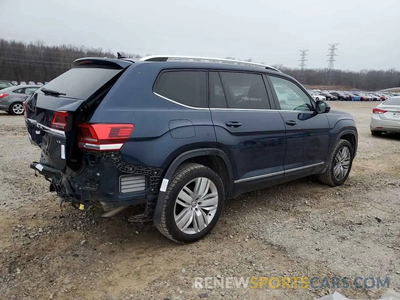 3 Photograph of a damaged car 1V2ER2CA7KC607587 VOLKSWAGEN ATLAS 2019
