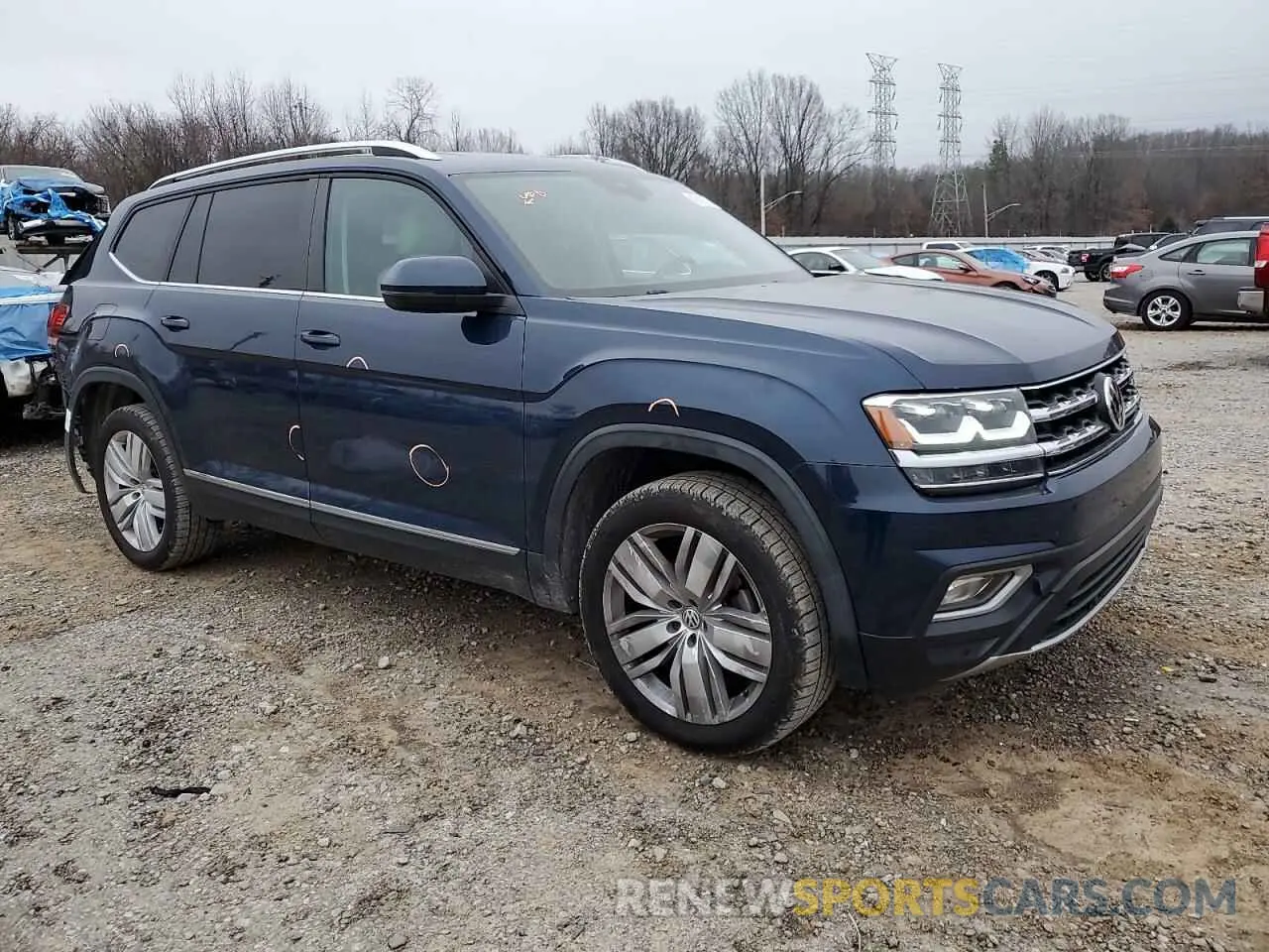 4 Photograph of a damaged car 1V2ER2CA7KC607587 VOLKSWAGEN ATLAS 2019