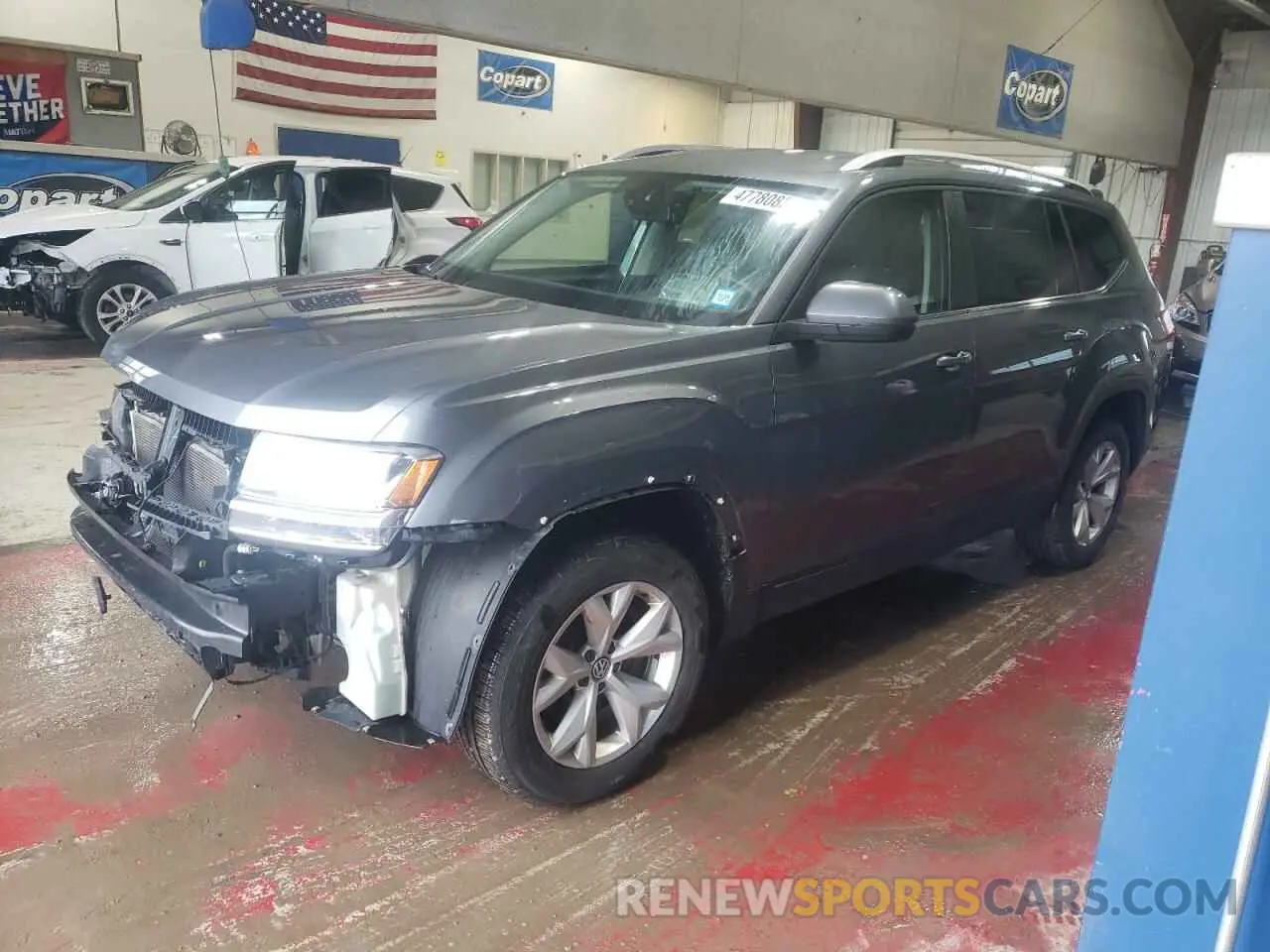 1 Photograph of a damaged car 1V2GR2CA0KC607973 VOLKSWAGEN ATLAS 2019