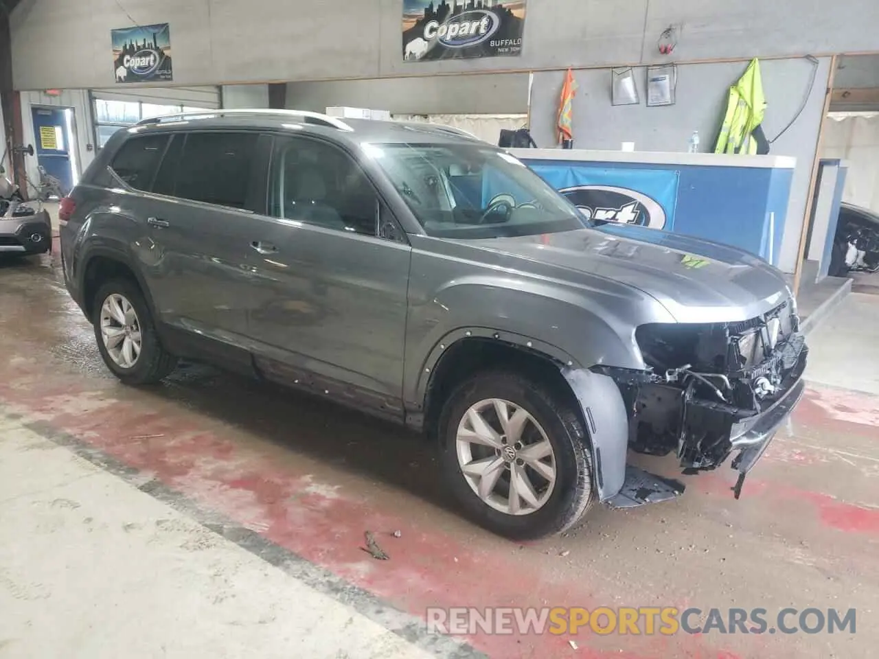 4 Photograph of a damaged car 1V2GR2CA0KC607973 VOLKSWAGEN ATLAS 2019