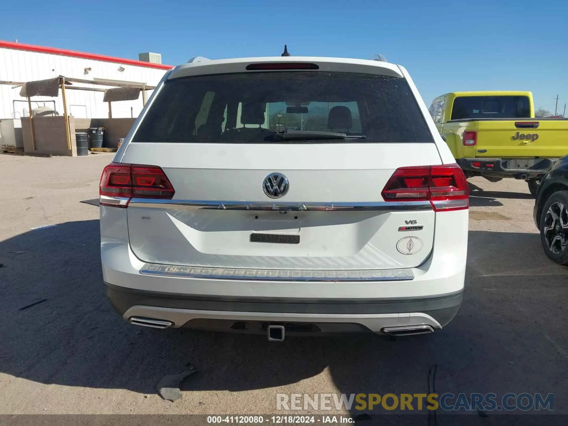 16 Photograph of a damaged car 1V2LR2CA0KC548163 VOLKSWAGEN ATLAS 2019
