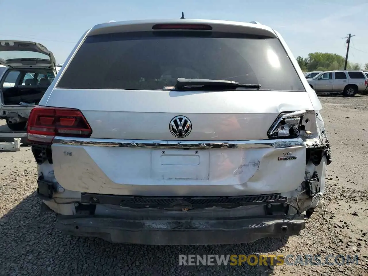6 Photograph of a damaged car 1V2LR2CA5KC549048 VOLKSWAGEN ATLAS 2019