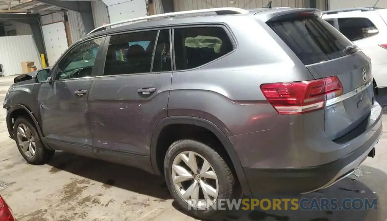 2 Photograph of a damaged car 1V2LR2CAXKC550177 VOLKSWAGEN ATLAS 2019