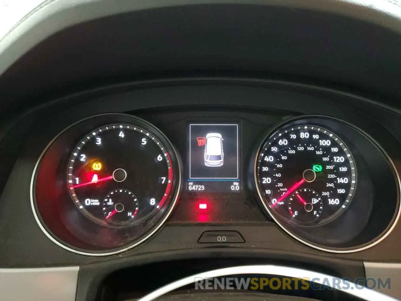 9 Photograph of a damaged car 1V2LR2CAXKC575578 VOLKSWAGEN ATLAS 2019