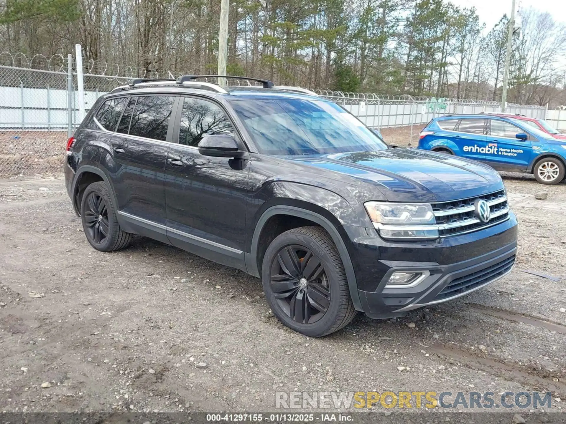 1 Photograph of a damaged car 1V2MR2CA1KC624073 VOLKSWAGEN ATLAS 2019