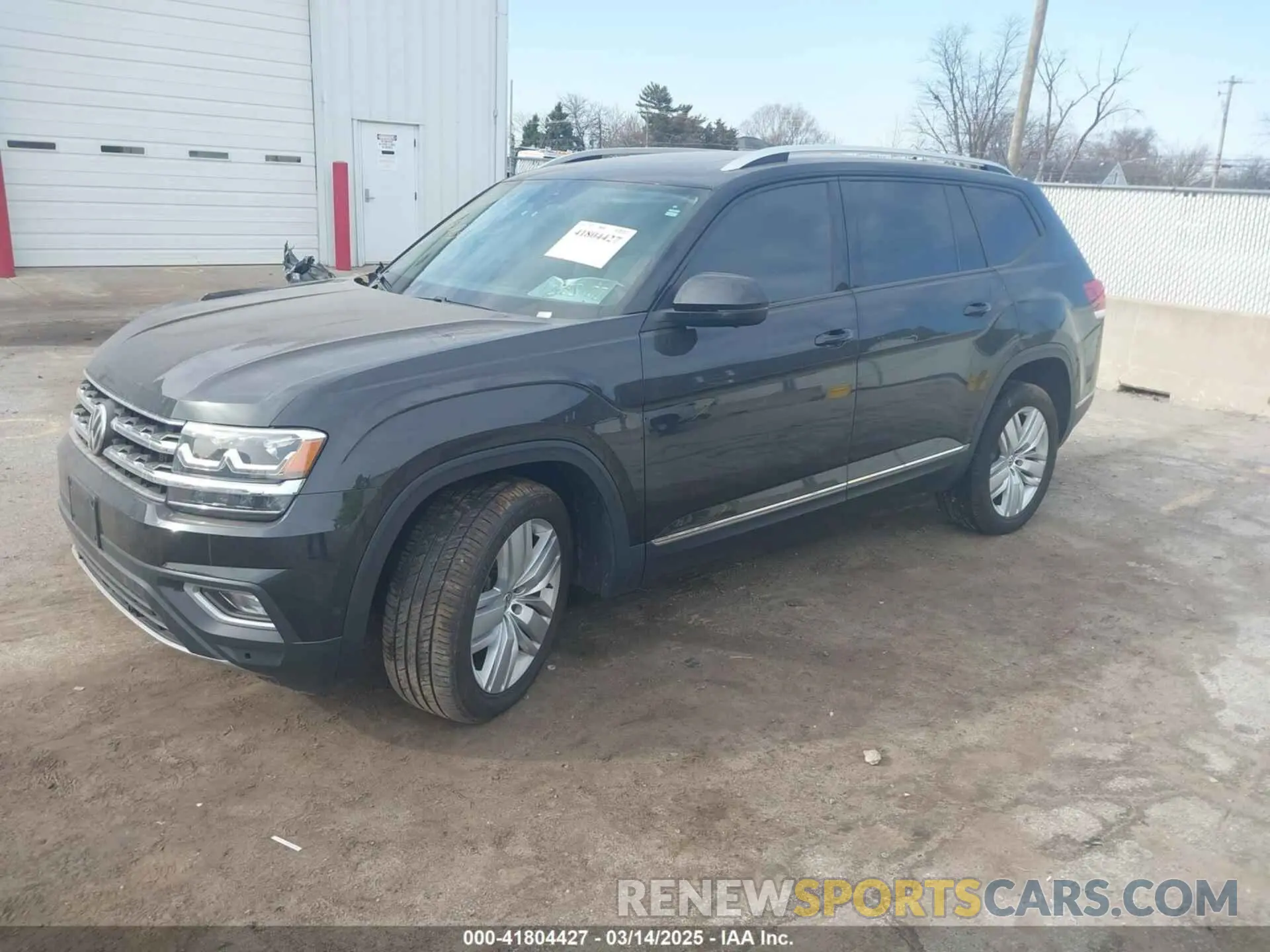 2 Photograph of a damaged car 1V2NR2CA1KC510871 VOLKSWAGEN ATLAS 2019