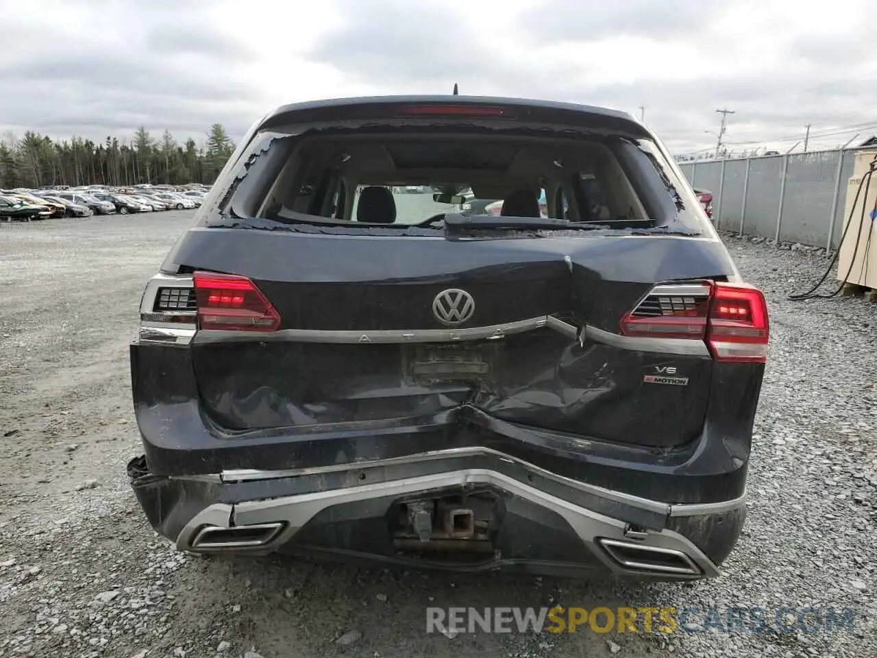 6 Photograph of a damaged car 1V2NR2CA1KC575462 VOLKSWAGEN ATLAS 2019