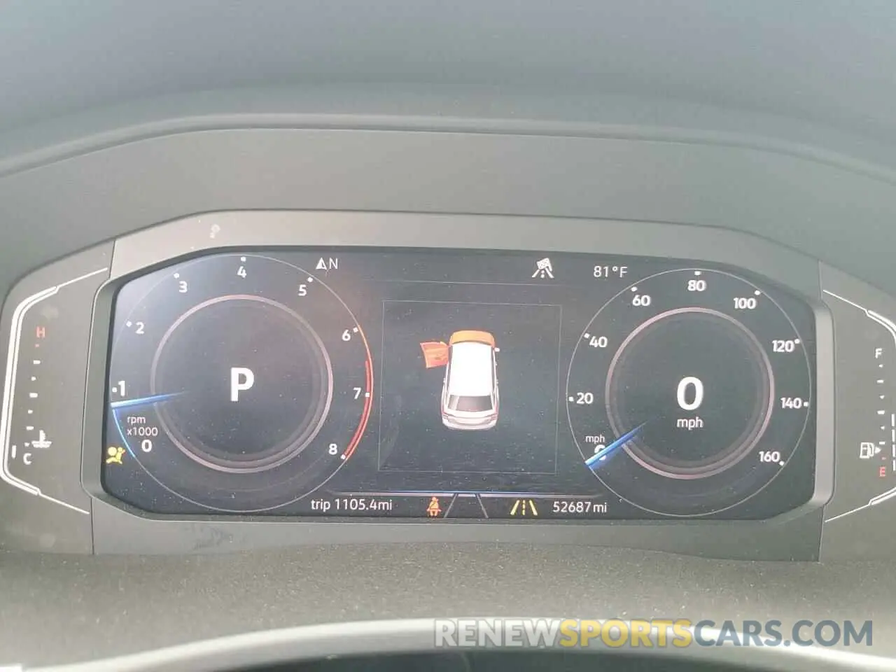 9 Photograph of a damaged car 1V2NR2CA3KC575995 VOLKSWAGEN ATLAS 2019