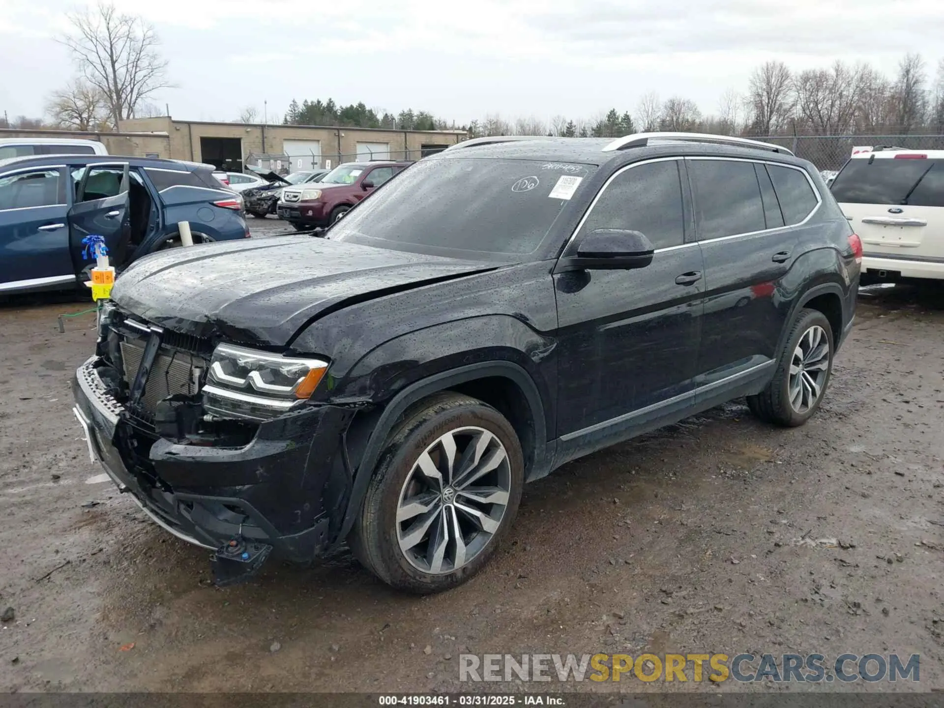 2 Photograph of a damaged car 1V2NR2CA4KC554153 VOLKSWAGEN ATLAS 2019