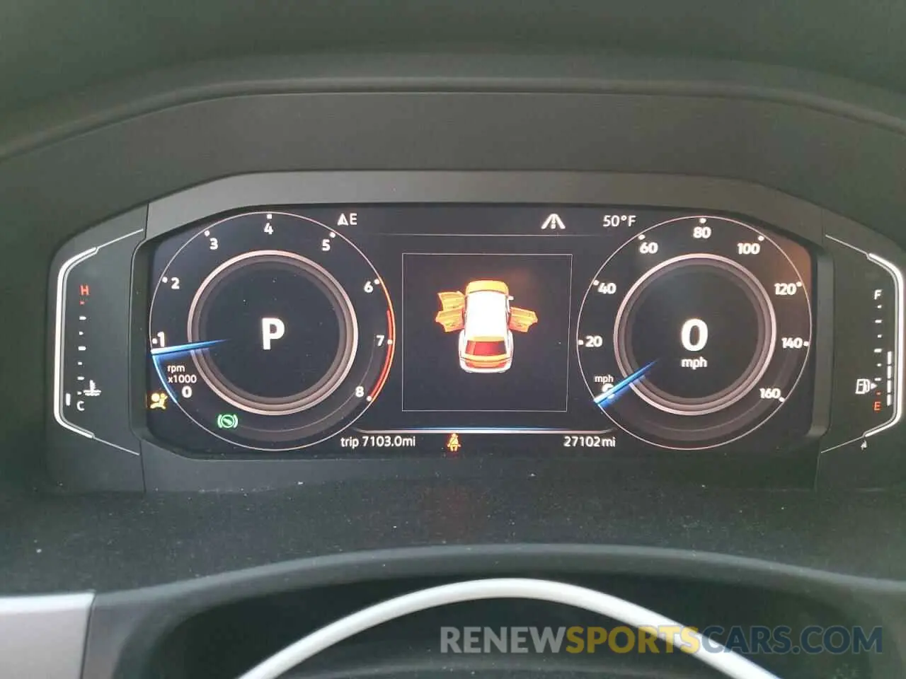 9 Photograph of a damaged car 1V2NR2CA4KC621494 VOLKSWAGEN ATLAS 2019