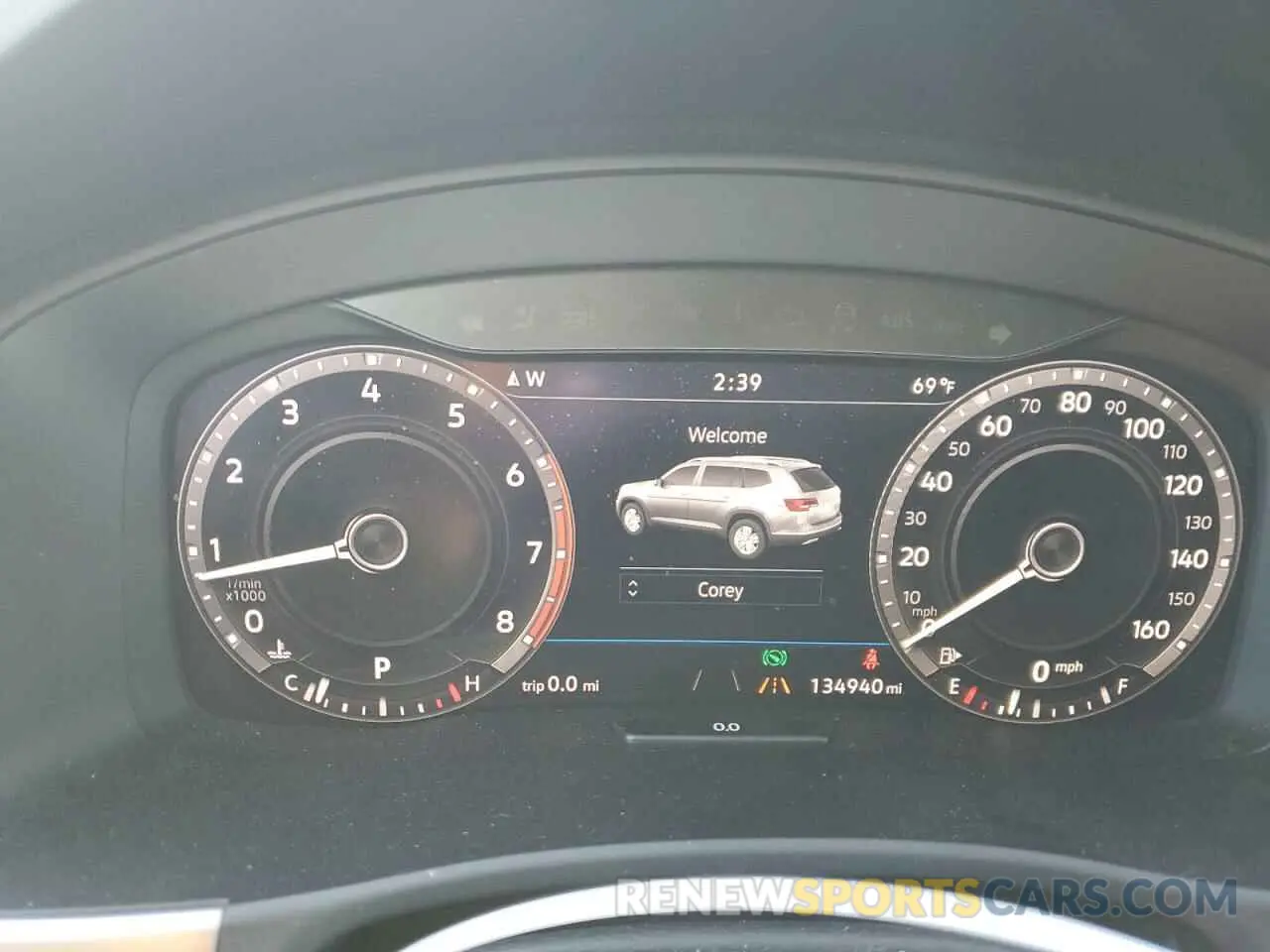 9 Photograph of a damaged car 1V2NR2CA5KC524661 VOLKSWAGEN ATLAS 2019