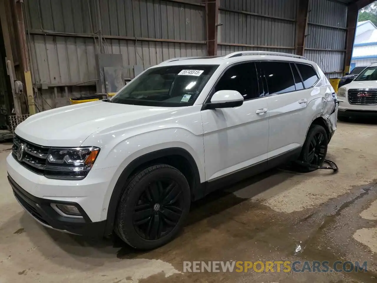 1 Photograph of a damaged car 1V2NR2CA5KC530086 VOLKSWAGEN ATLAS 2019