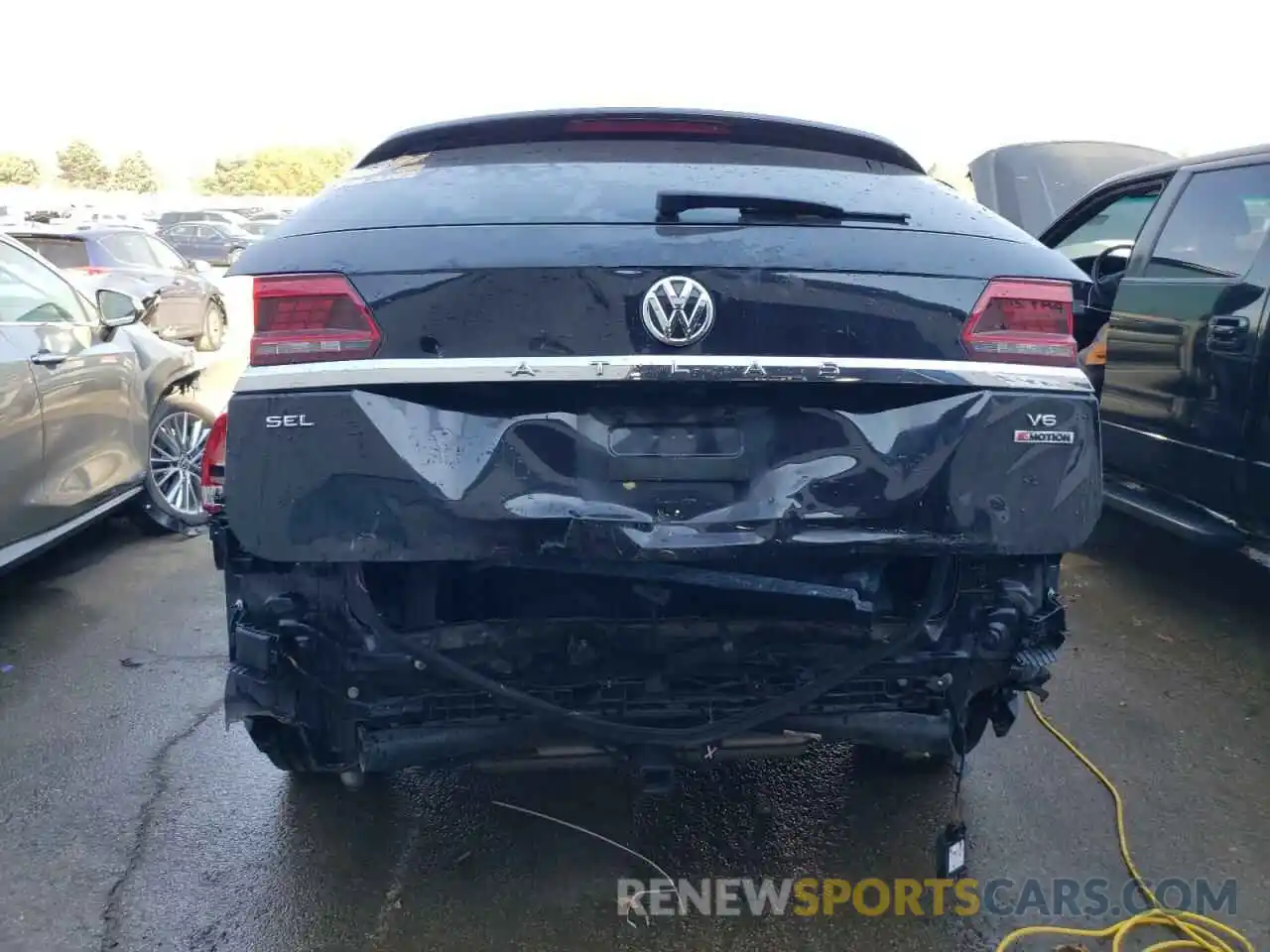 6 Photograph of a damaged car 1V2NR2CA5KC623545 VOLKSWAGEN ATLAS 2019