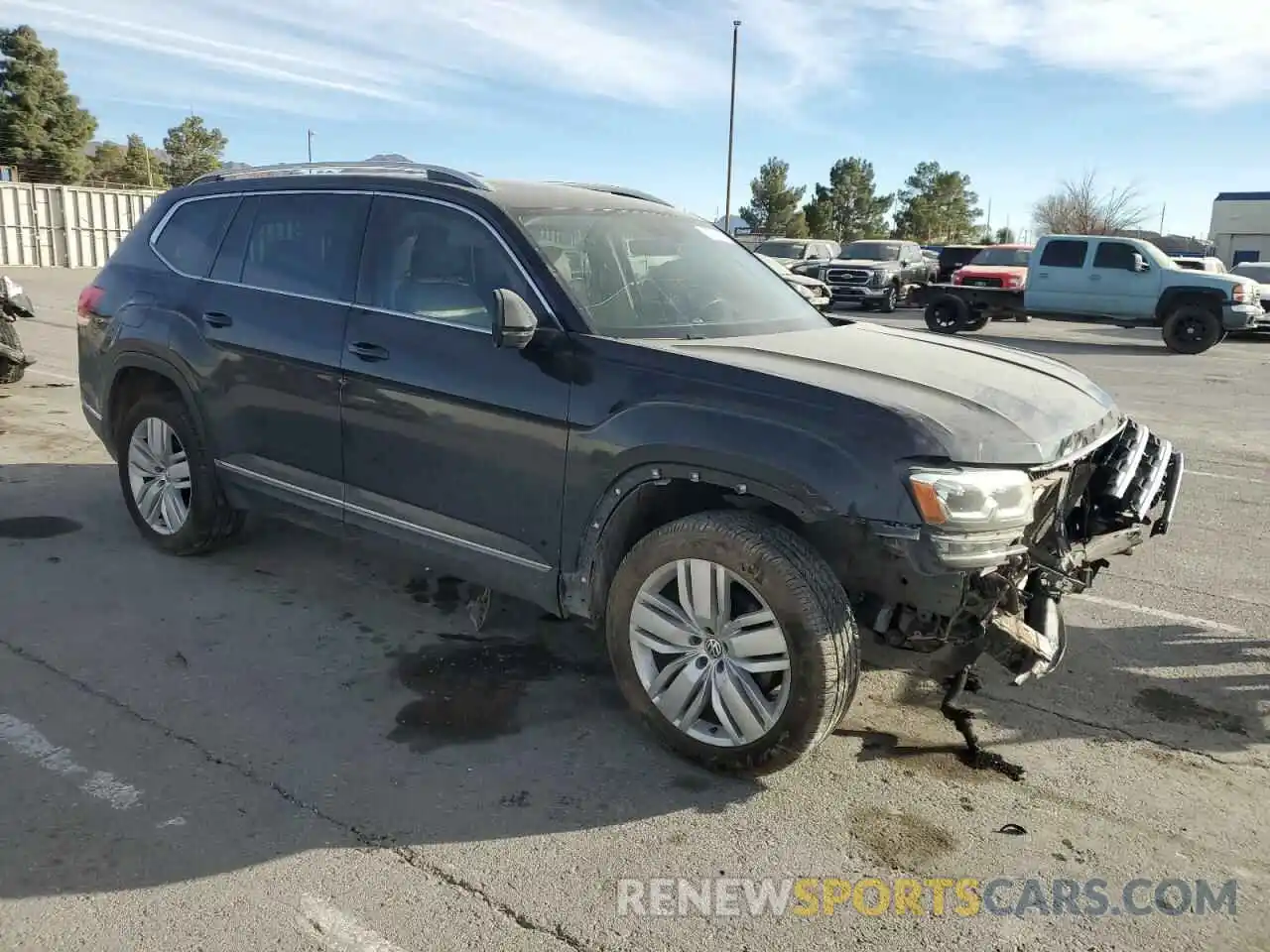 4 Photograph of a damaged car 1V2NR2CA6KC503267 VOLKSWAGEN ATLAS 2019