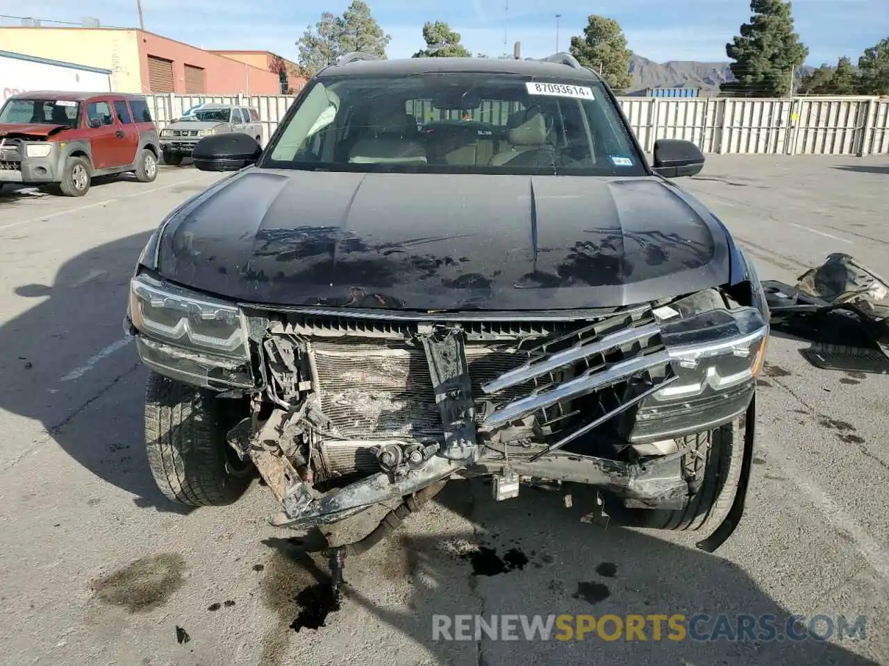 5 Photograph of a damaged car 1V2NR2CA6KC503267 VOLKSWAGEN ATLAS 2019