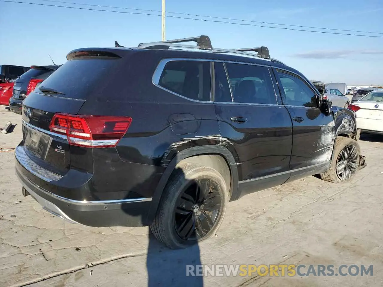 3 Photograph of a damaged car 1V2NR2CA6KC506976 VOLKSWAGEN ATLAS 2019