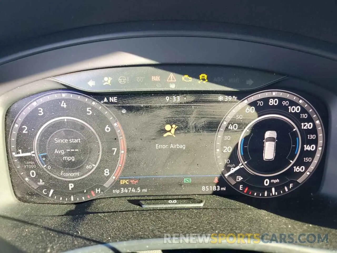 9 Photograph of a damaged car 1V2NR2CA6KC506976 VOLKSWAGEN ATLAS 2019
