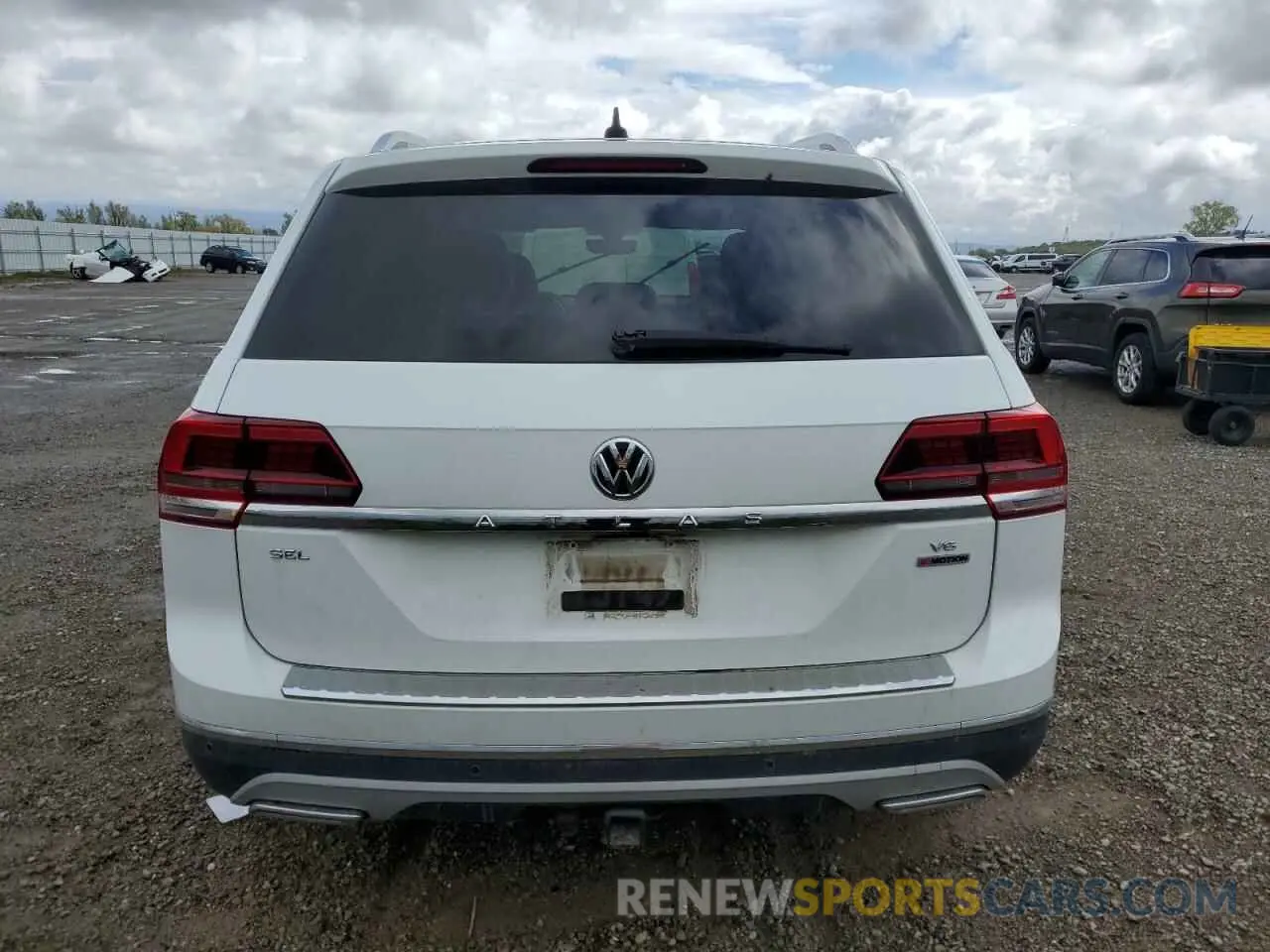 6 Photograph of a damaged car 1V2NR2CA6KC606060 VOLKSWAGEN ATLAS 2019