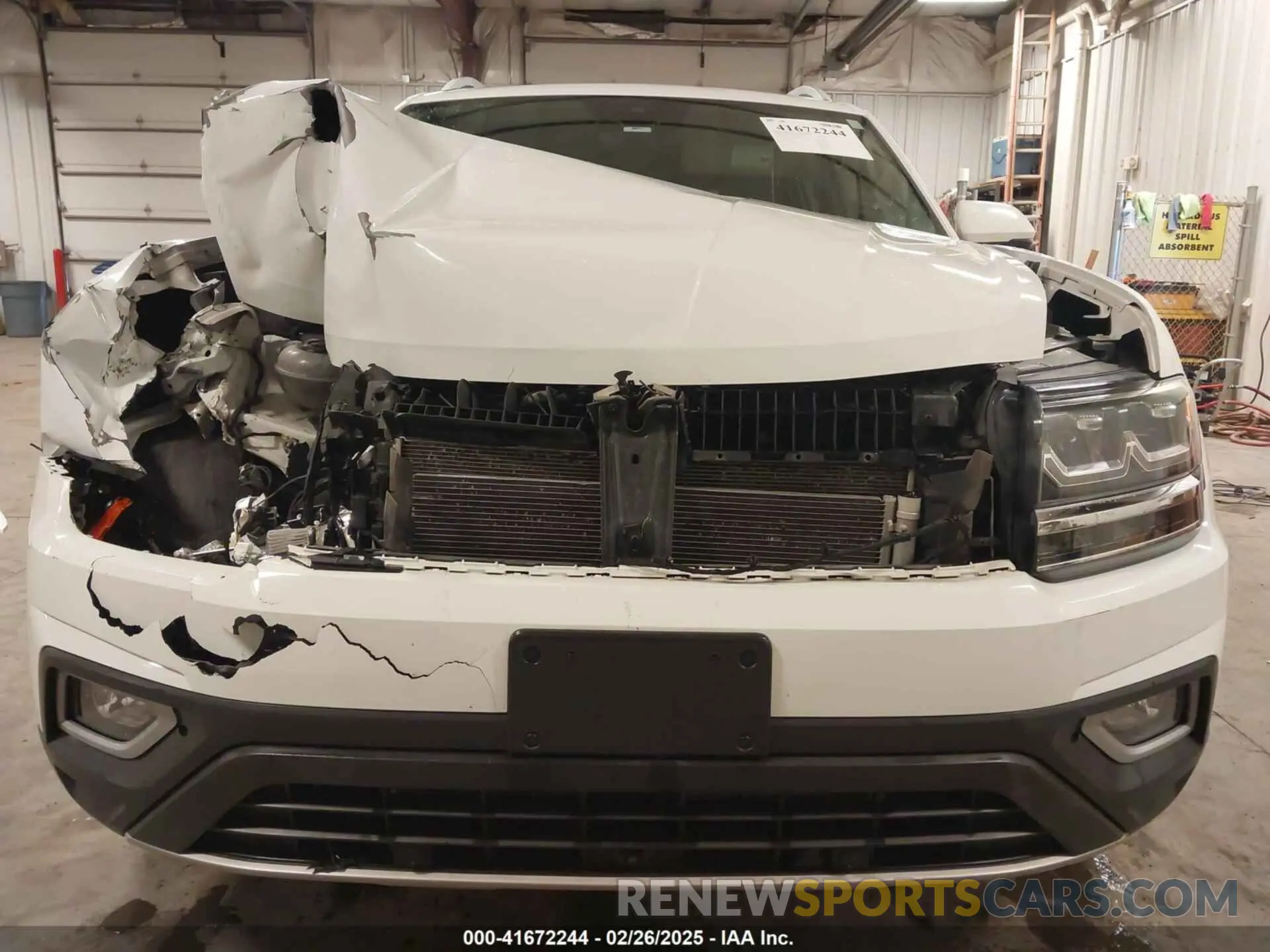 13 Photograph of a damaged car 1V2NR2CA6KC609119 VOLKSWAGEN ATLAS 2019