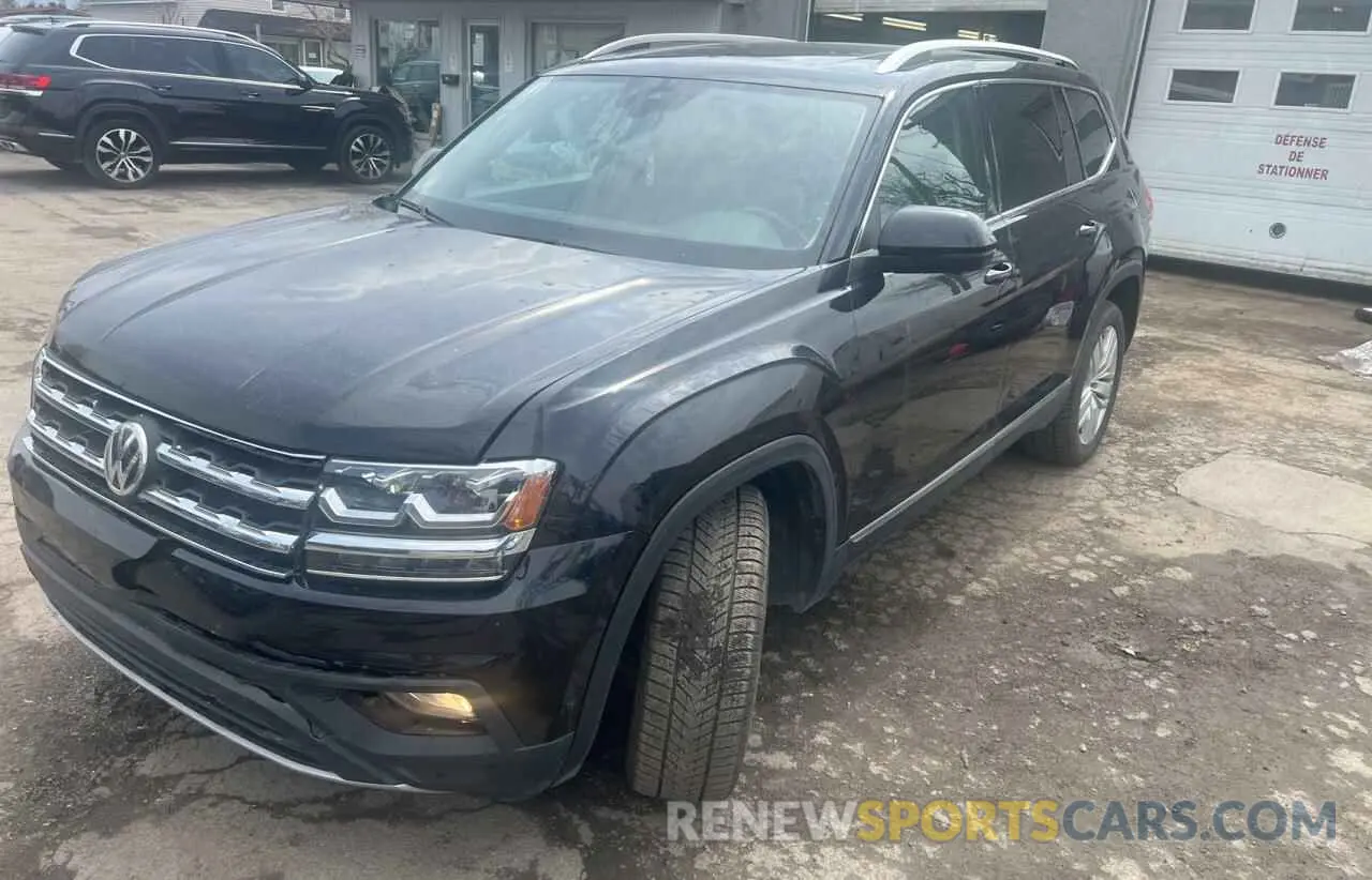 2 Photograph of a damaged car 1V2NR2CAXKC605526 VOLKSWAGEN ATLAS 2019