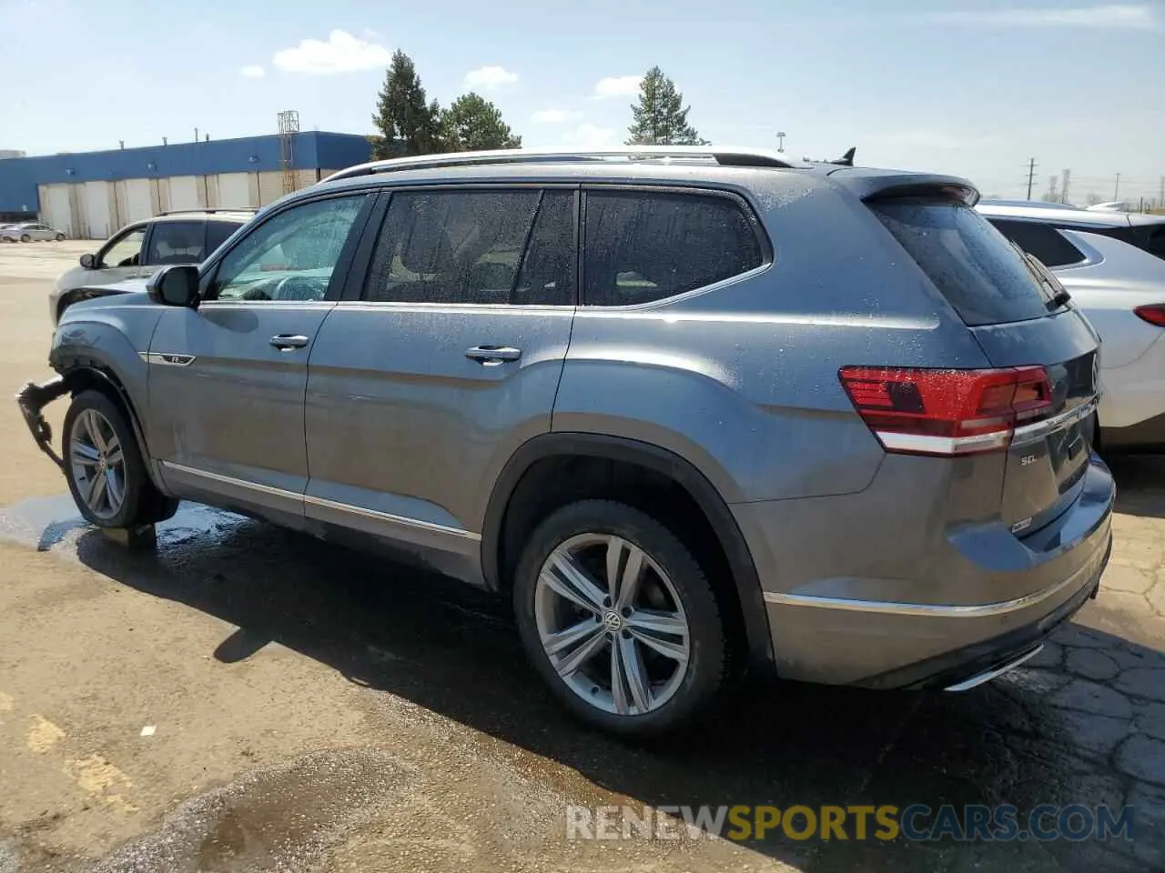 2 Photograph of a damaged car 1V2RR2CA1KC527641 VOLKSWAGEN ATLAS 2019